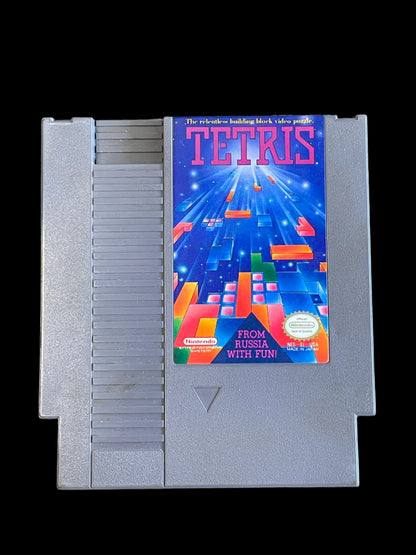 1985 Authentic Tetris Nintendo Entertainment System NES Cartridge