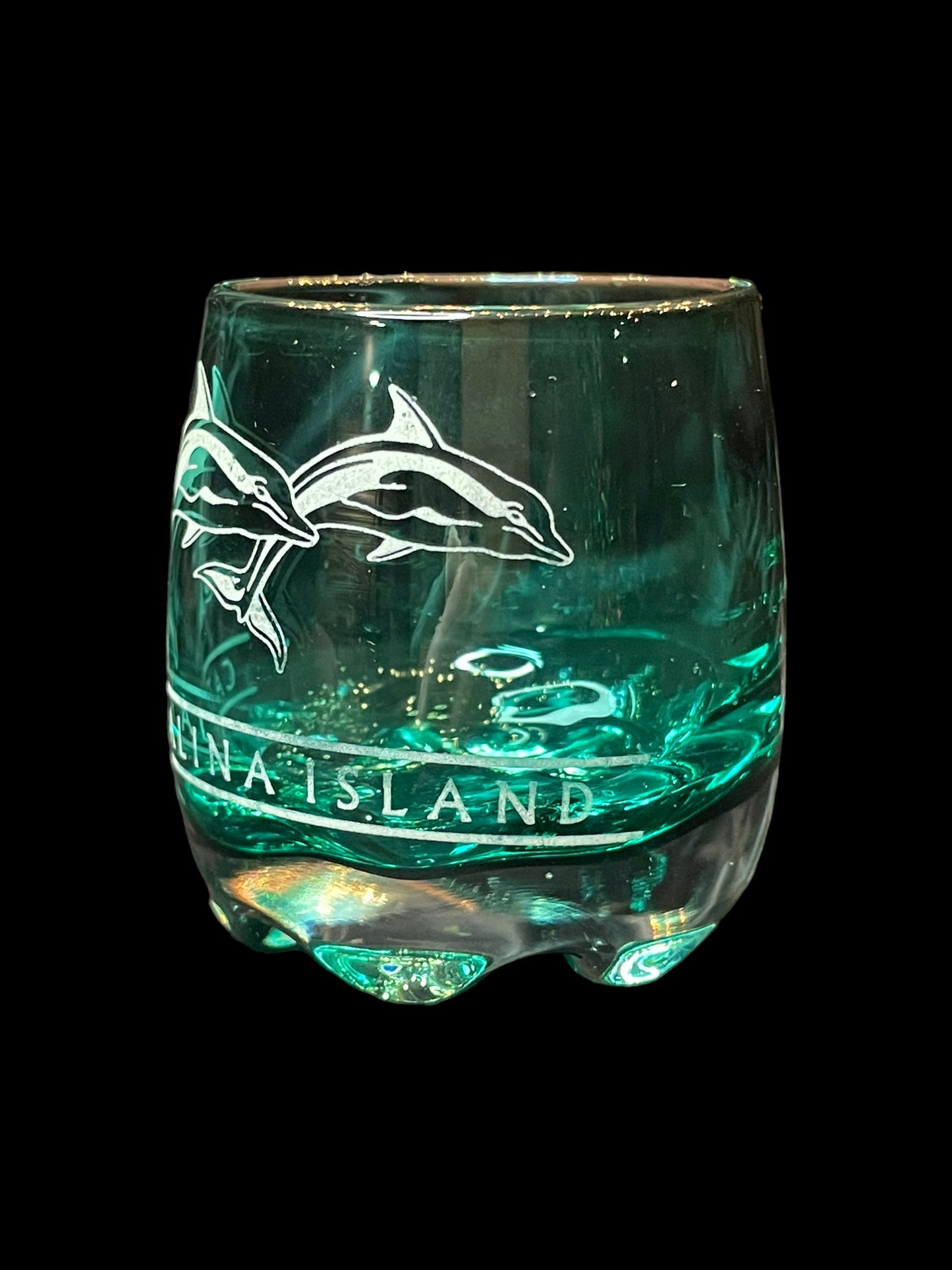 Catalina Island Dolphins Shot Glass