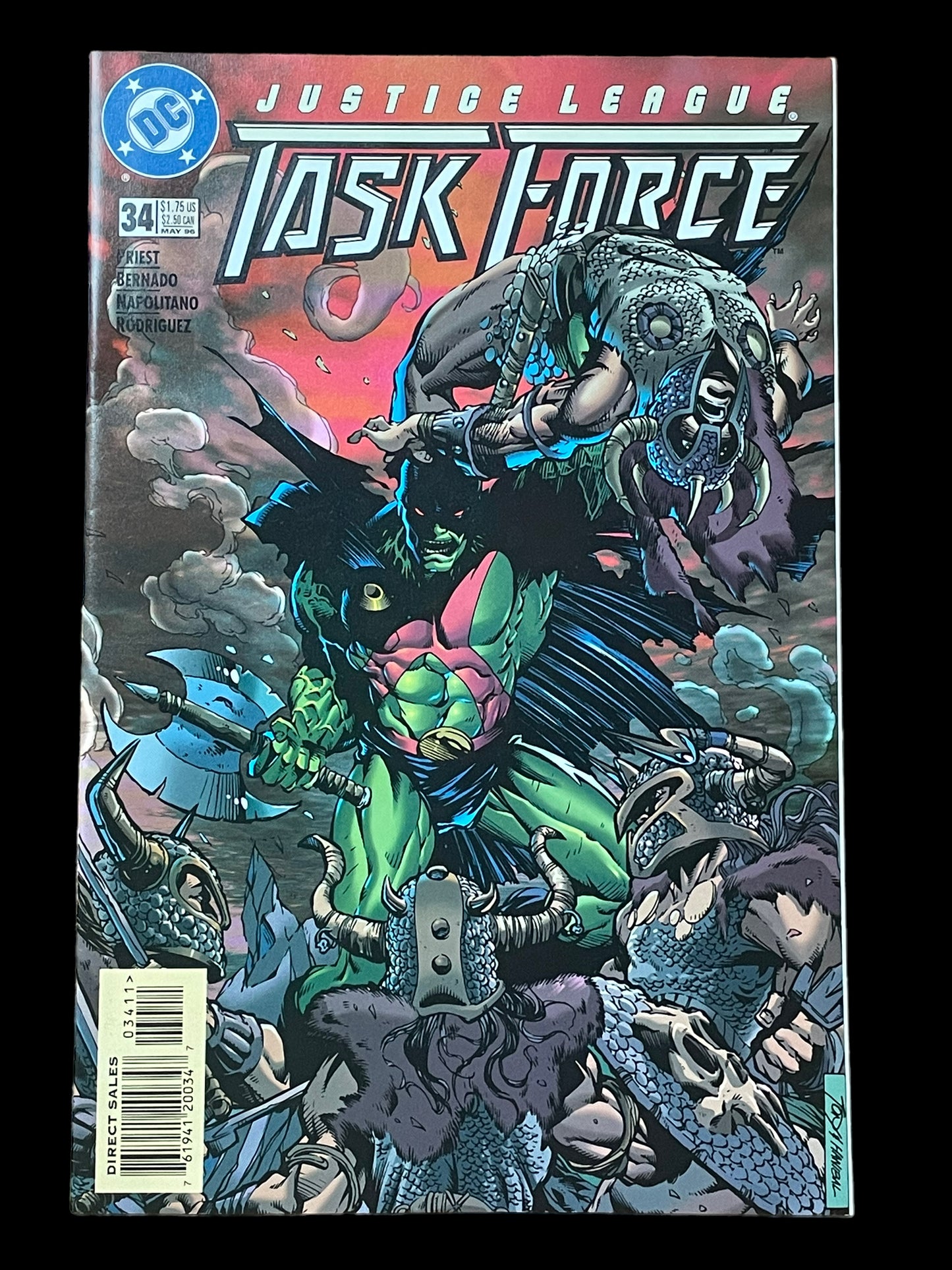 Justice League Task Force #34 May 1996 DC Comics Book