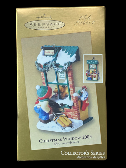 2005 Hallmark Keepsake Ornament Christmas Window #3, Club Ornament