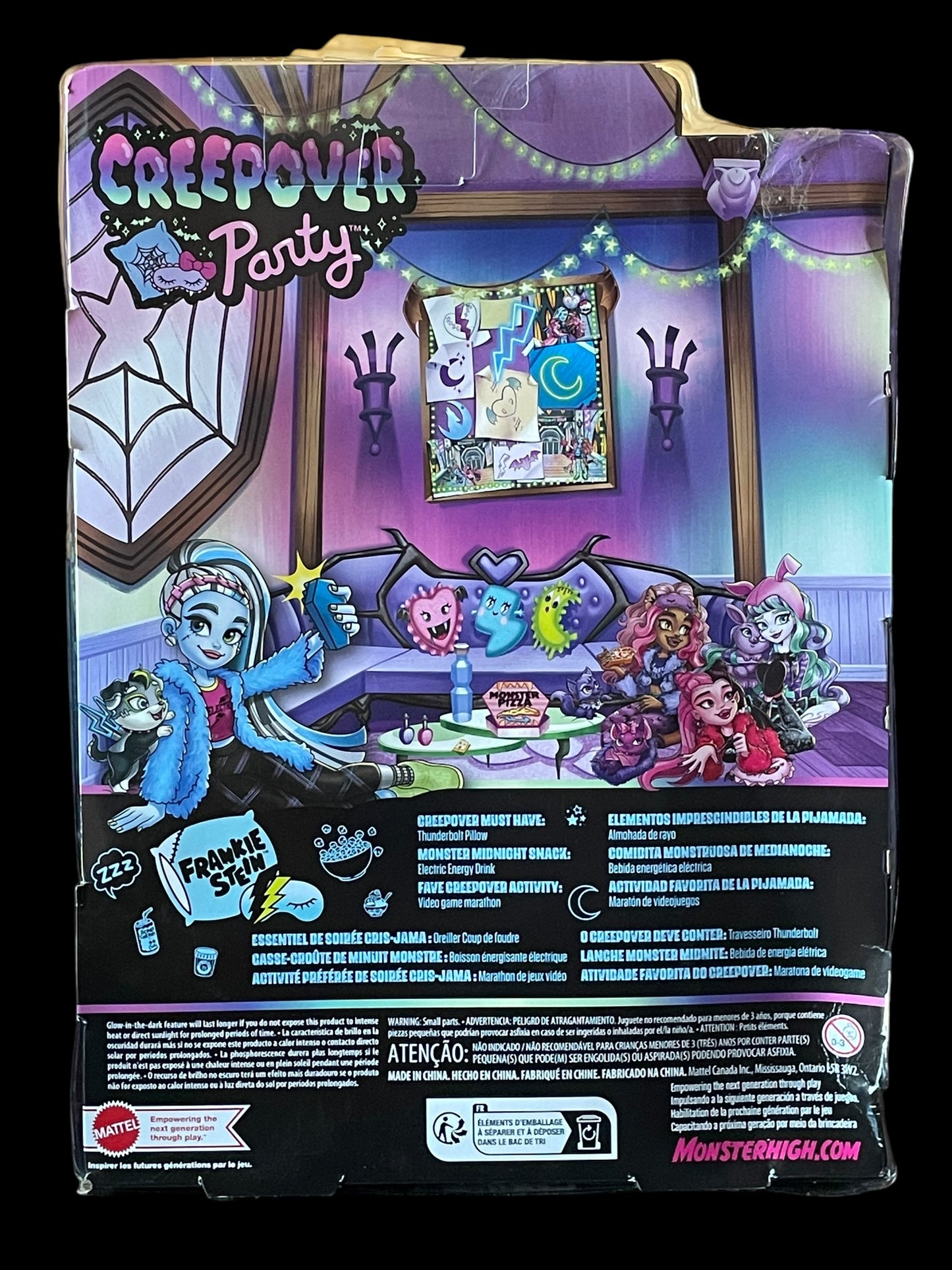 Monster High Frankie Stein Creep-Over Party Doll