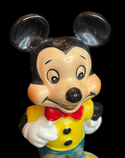 1960s Handpainted Ceramic Mickey Mouse Made In Japan