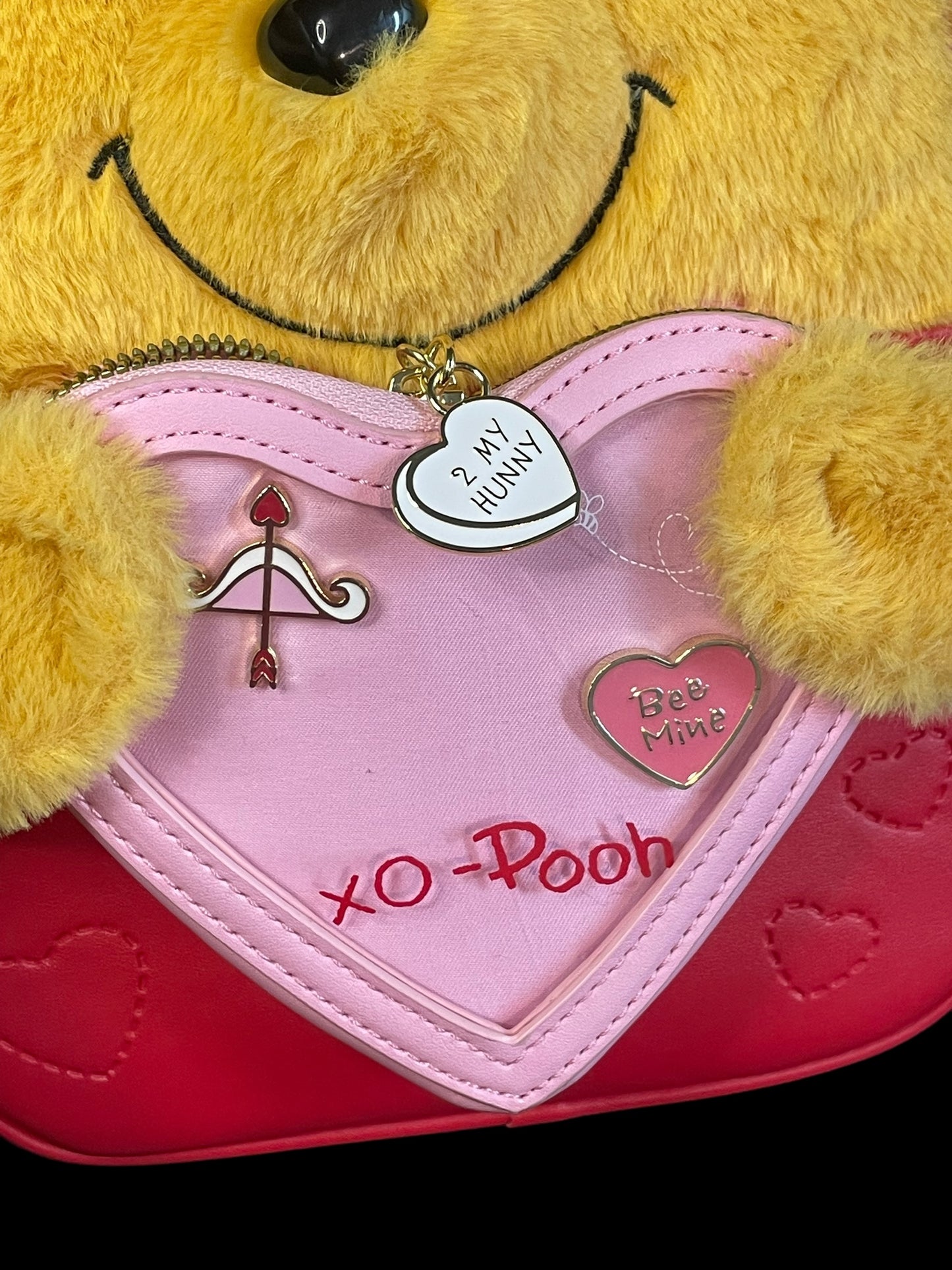 Her Universe Disney Winnie the Pooh Heart Pin Collector Mini Backpack