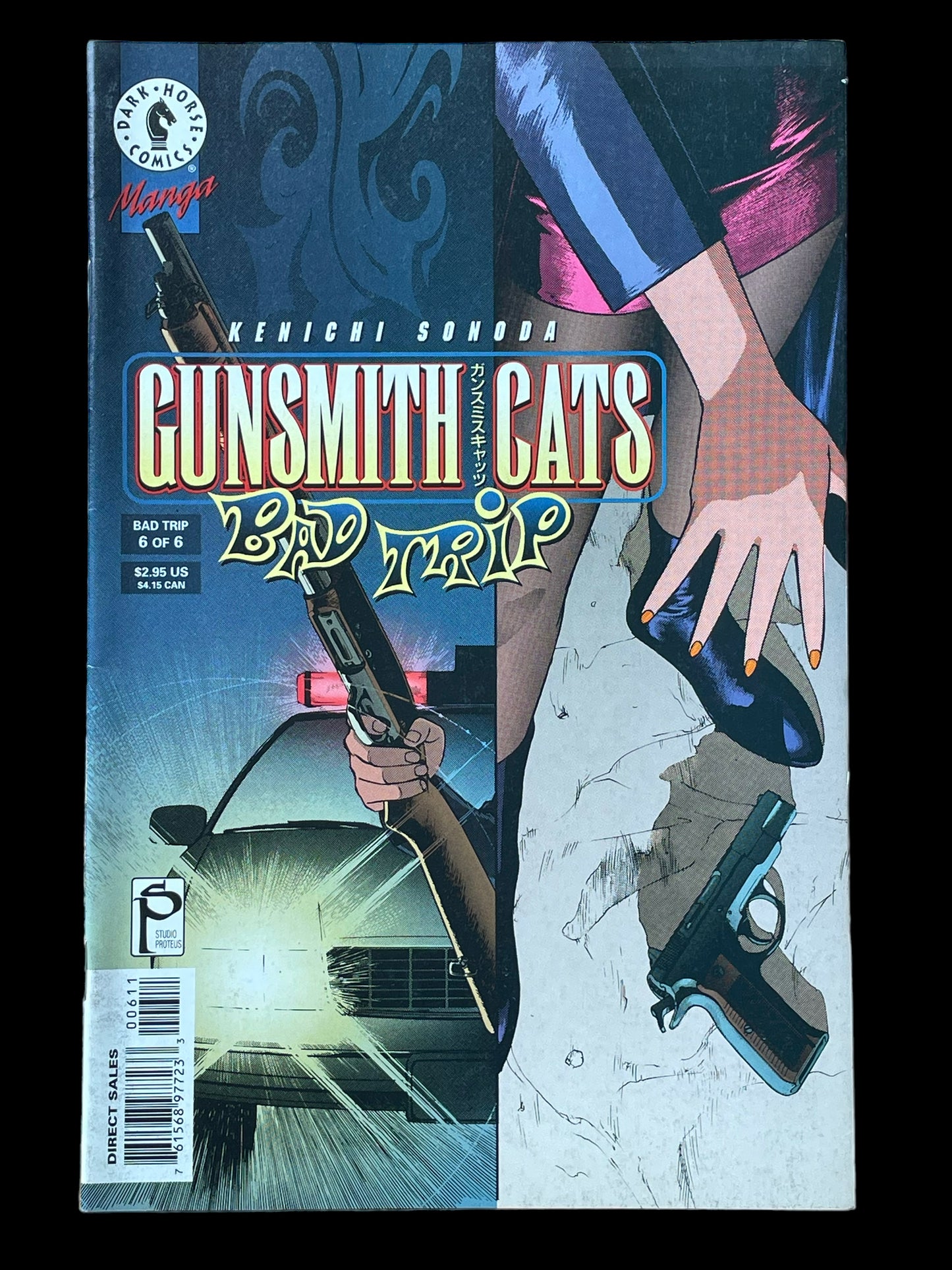 Gunsmith Cats: Bad Trip #6 Nov 1998 Dark Horse Comics Book