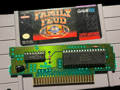 1992 Family Feud SNES Super Nintendo Entertainment System Cartridge Tested