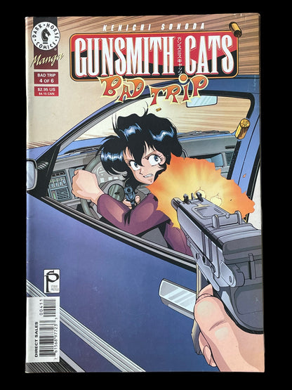 Gunsmith Cats: Bad Trip Complete Set of 1 to 6 Dark Horse Comics Books