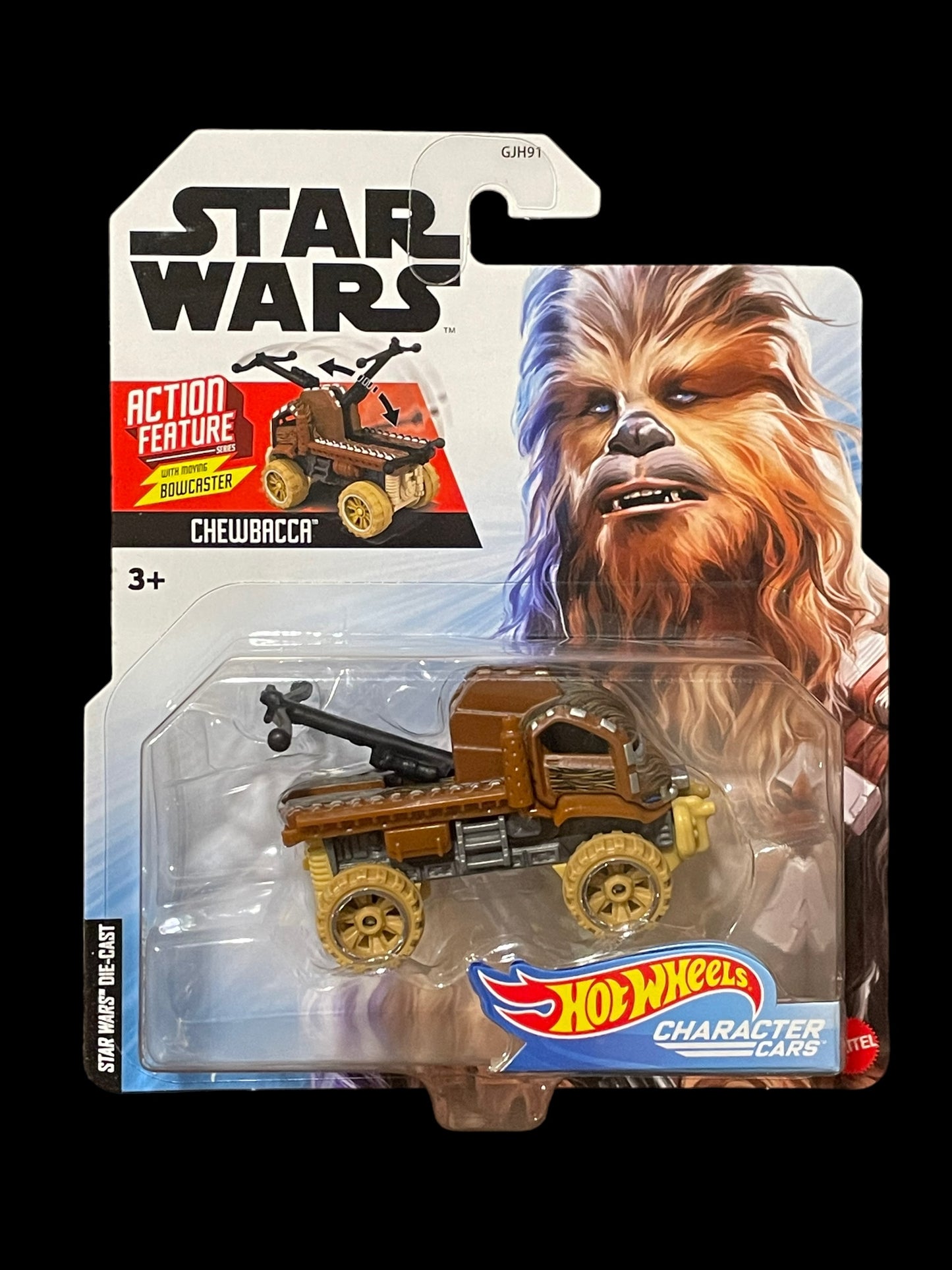 2019 Hot Wheels Star Wars Character Cars Action Figure Series Chewbacca