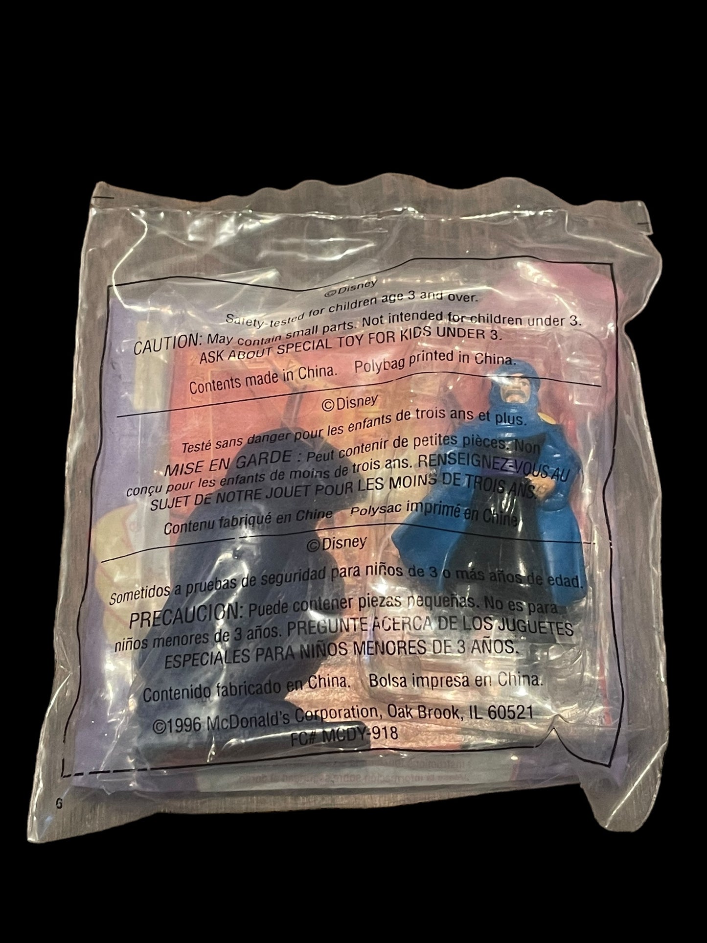 1996 Aladdin and the King of Thieves Cassim McDonald's Happy Meal Toy