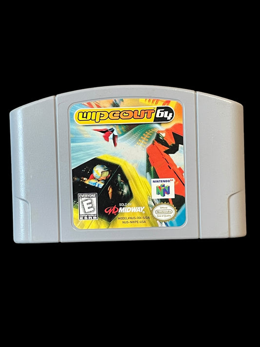 1998 Wipeout N64 Nintendo 64 Cartridge Tested