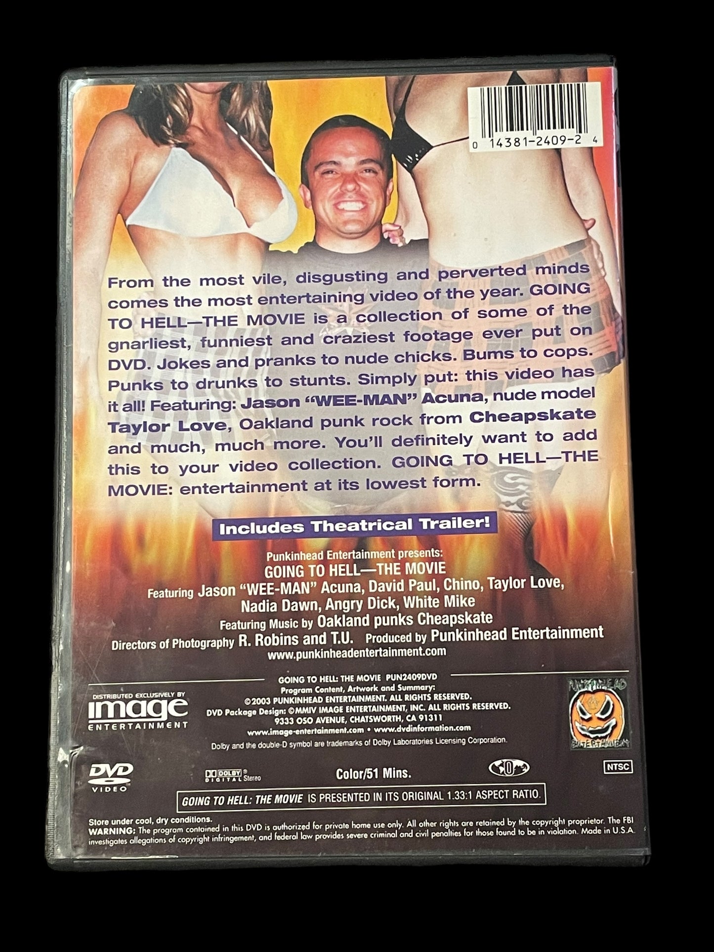 2003 Wee-Man Going to Hell The Movie Out of Print Dvd Mature