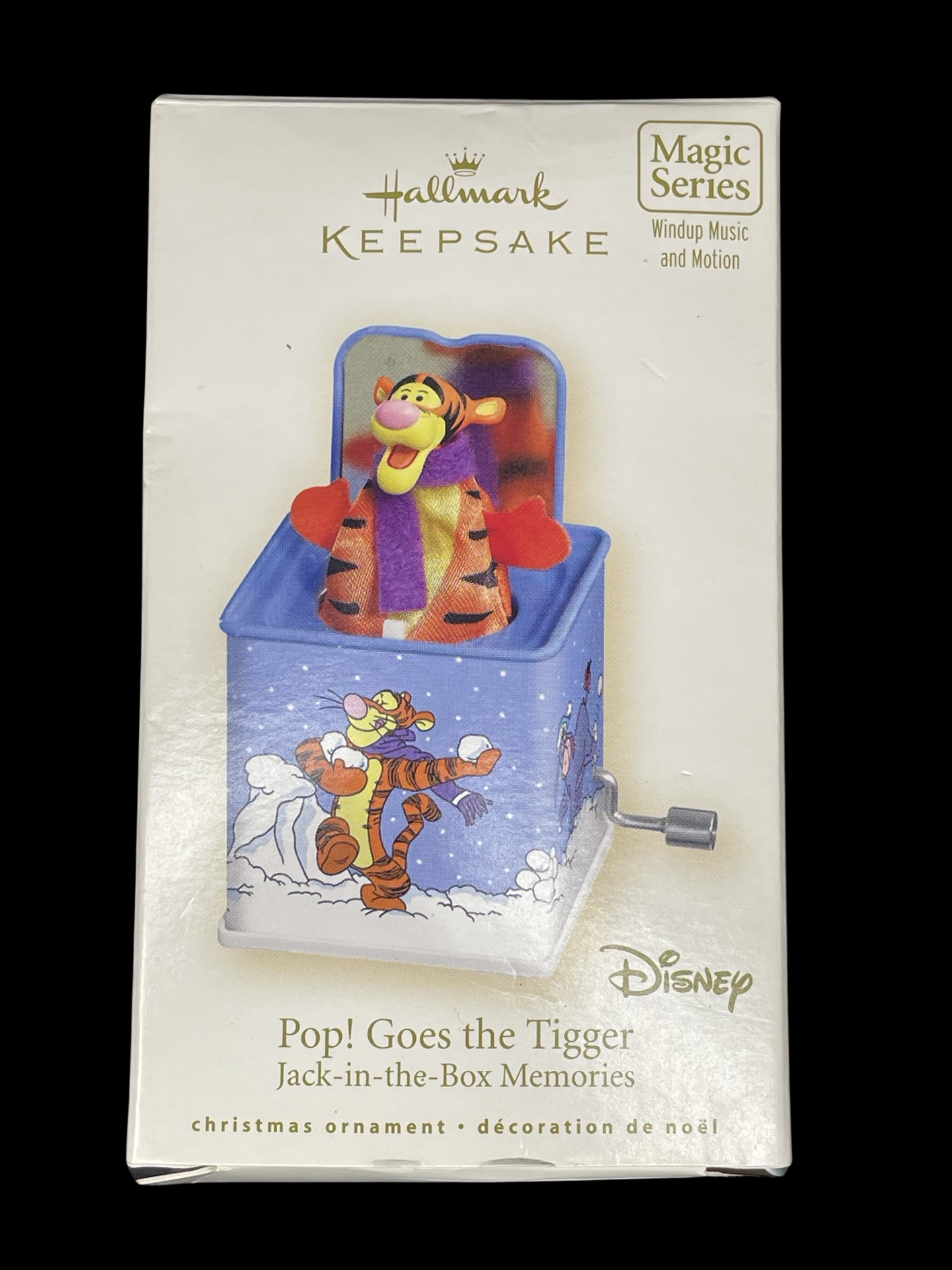 2007 Hallmark Keepsake Ornament Disney's Pop! Goes the Tigger, Jack-in-the-Box Memories #5