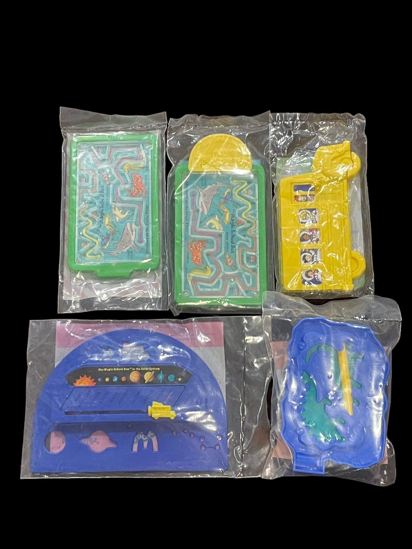 1994 The Magic School Bus Complete Set w/ U3 McDonald's Happy Meal Toy