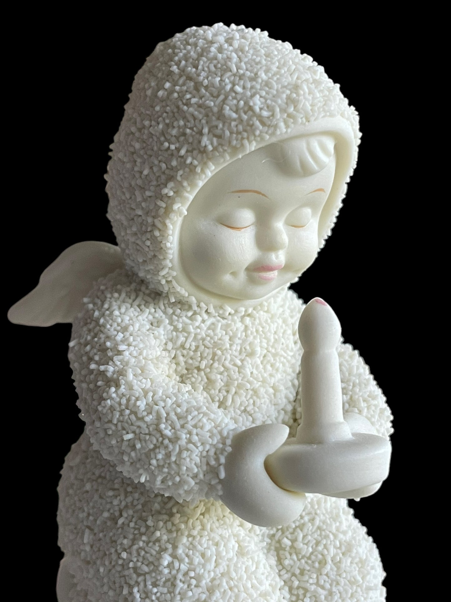 2000 Dept 56 Snowbabies Easter Light Exclusive Let Your Light Shine Figurine Retired