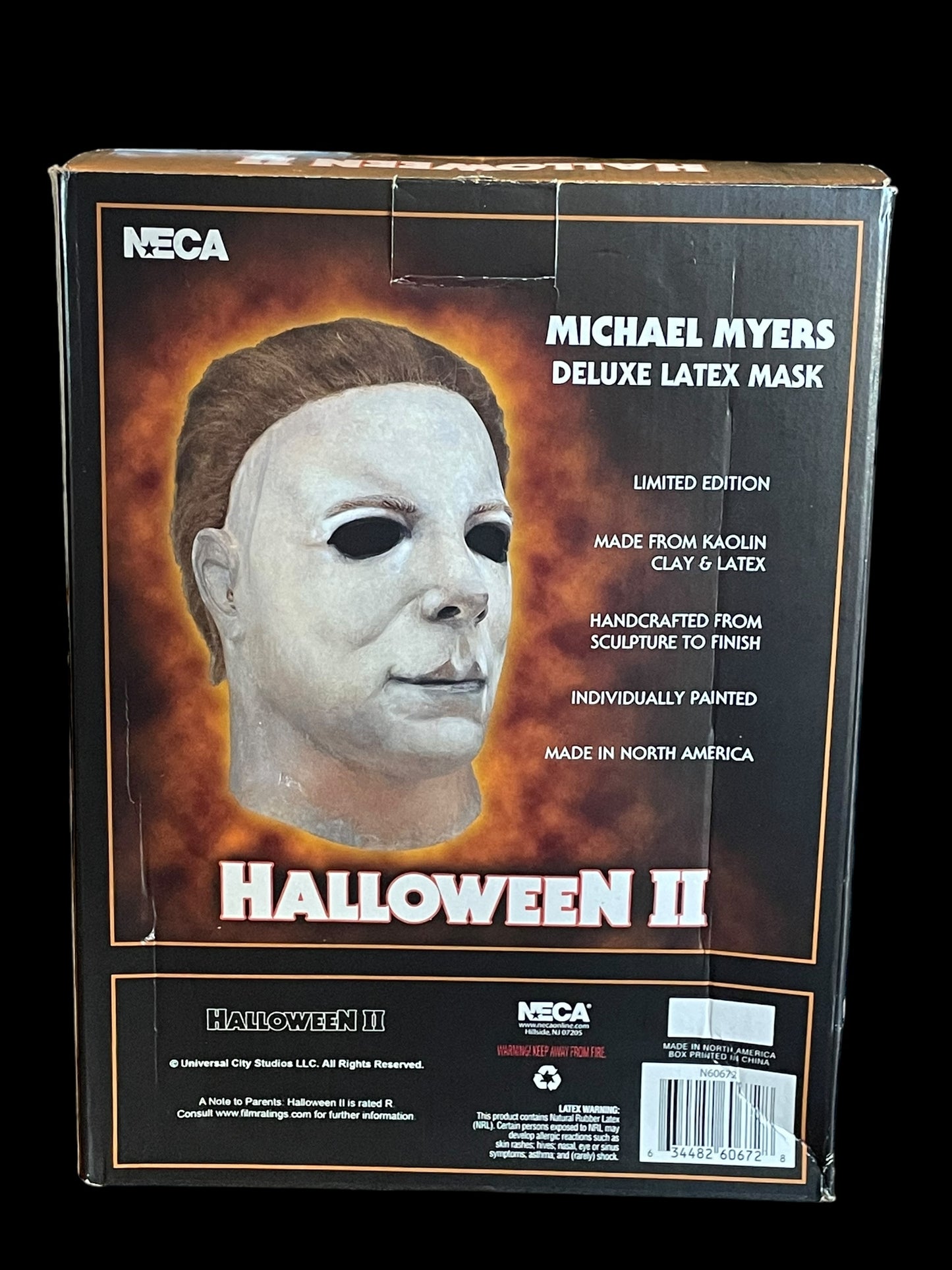 NECA Limited Edition Halloween 2 Michael Myers Deluxe Latex Mask