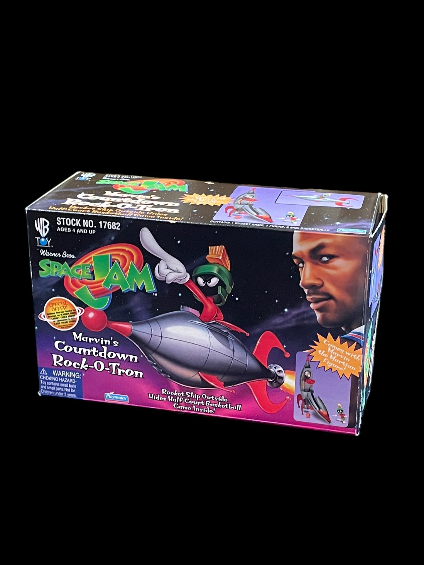 1996 Warner Bros Space Jam Marvin's Countdown Rock-O-Tron