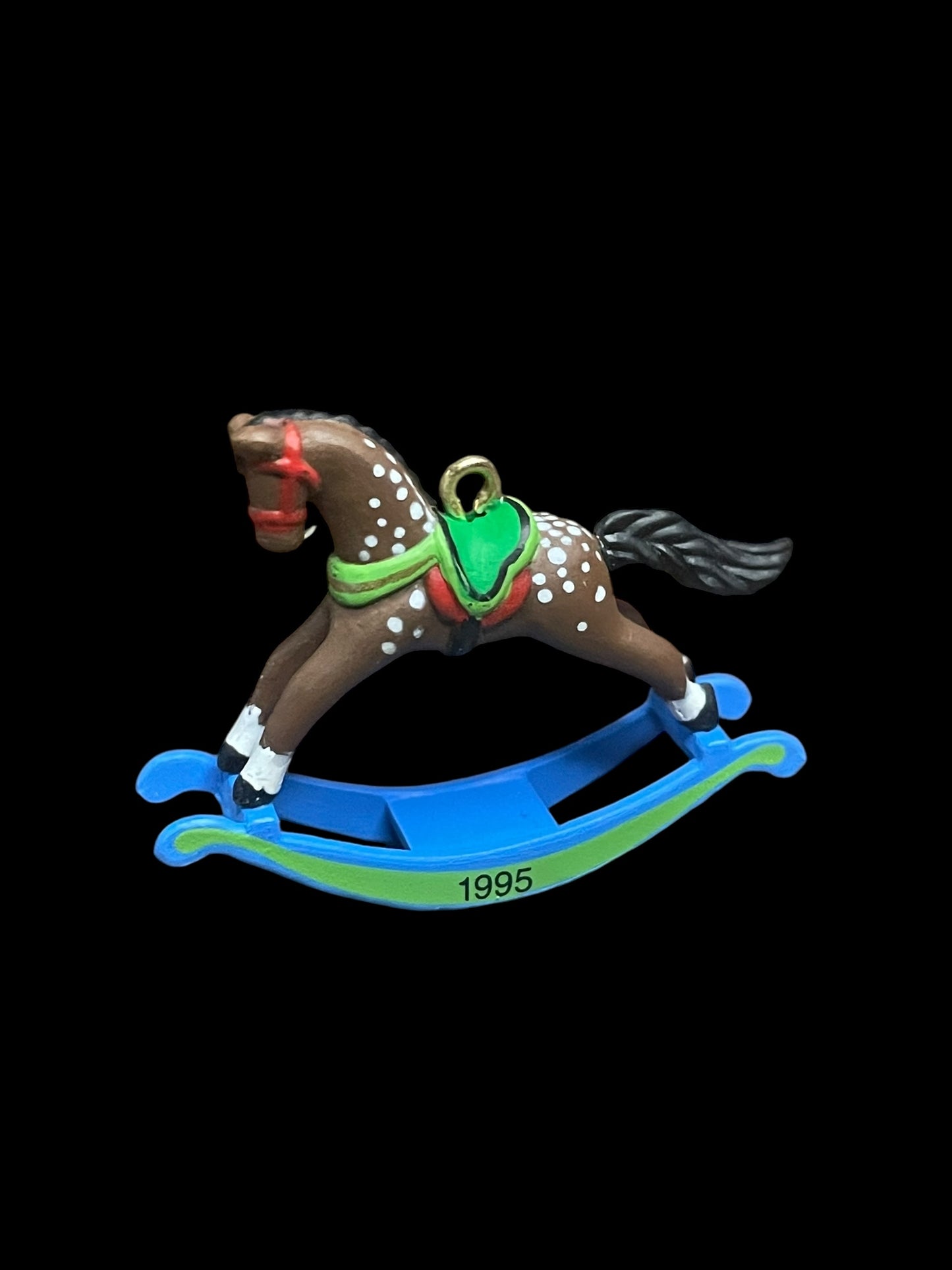 1995 Hallmark Keepsake Ornament Rocking Horse #8 Mini