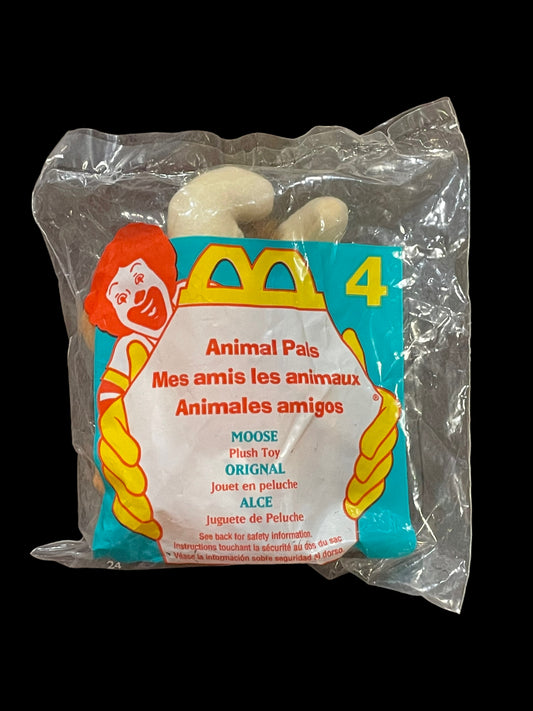 1997 Animal Pals Moose McDonald's Happy Meal Toy