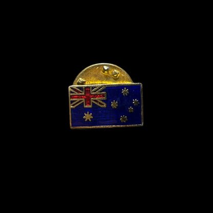 Vintage Mini Australia Flag Enamel Brooch Pin