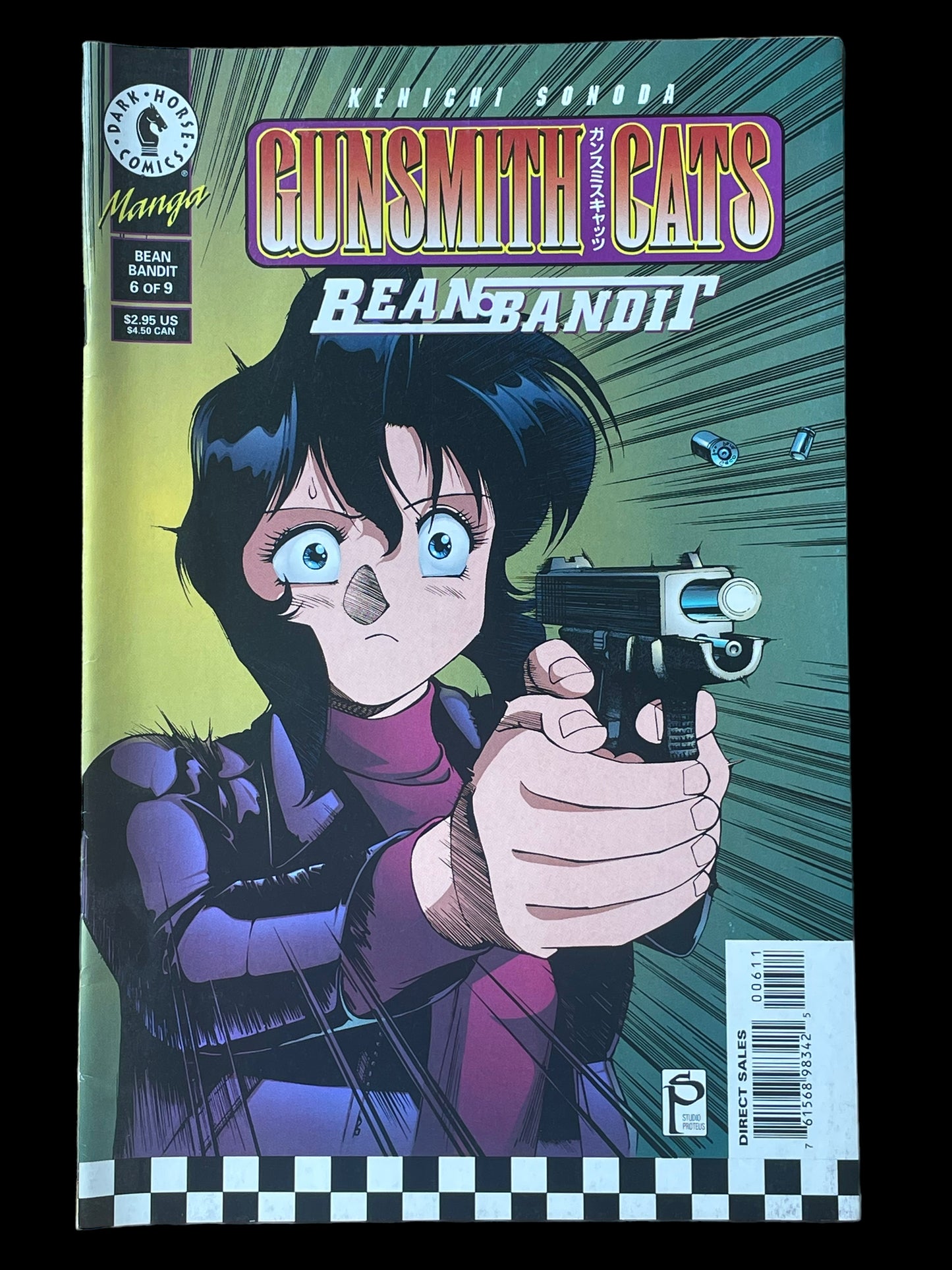 Gunsmith Cats: Bean Bandit Complete Set of 1 to 9 Dark Horse Comics Books