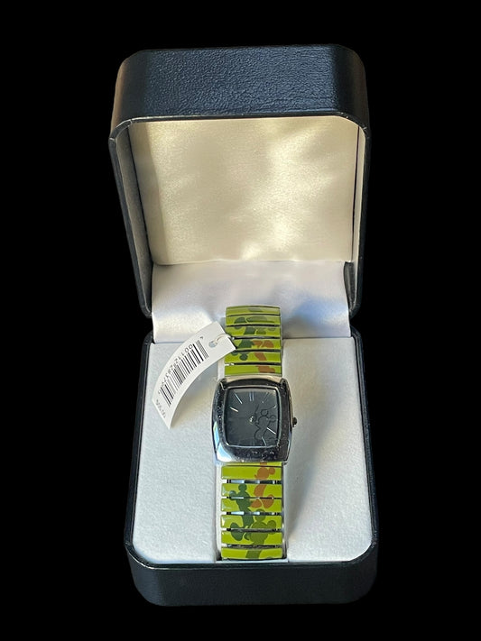 New Disney Mickey Mouse Green Expansion Band Watch