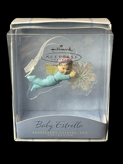 2002 Hallmark Keepsake Ornament Baby Estrella Frostlight Faeries