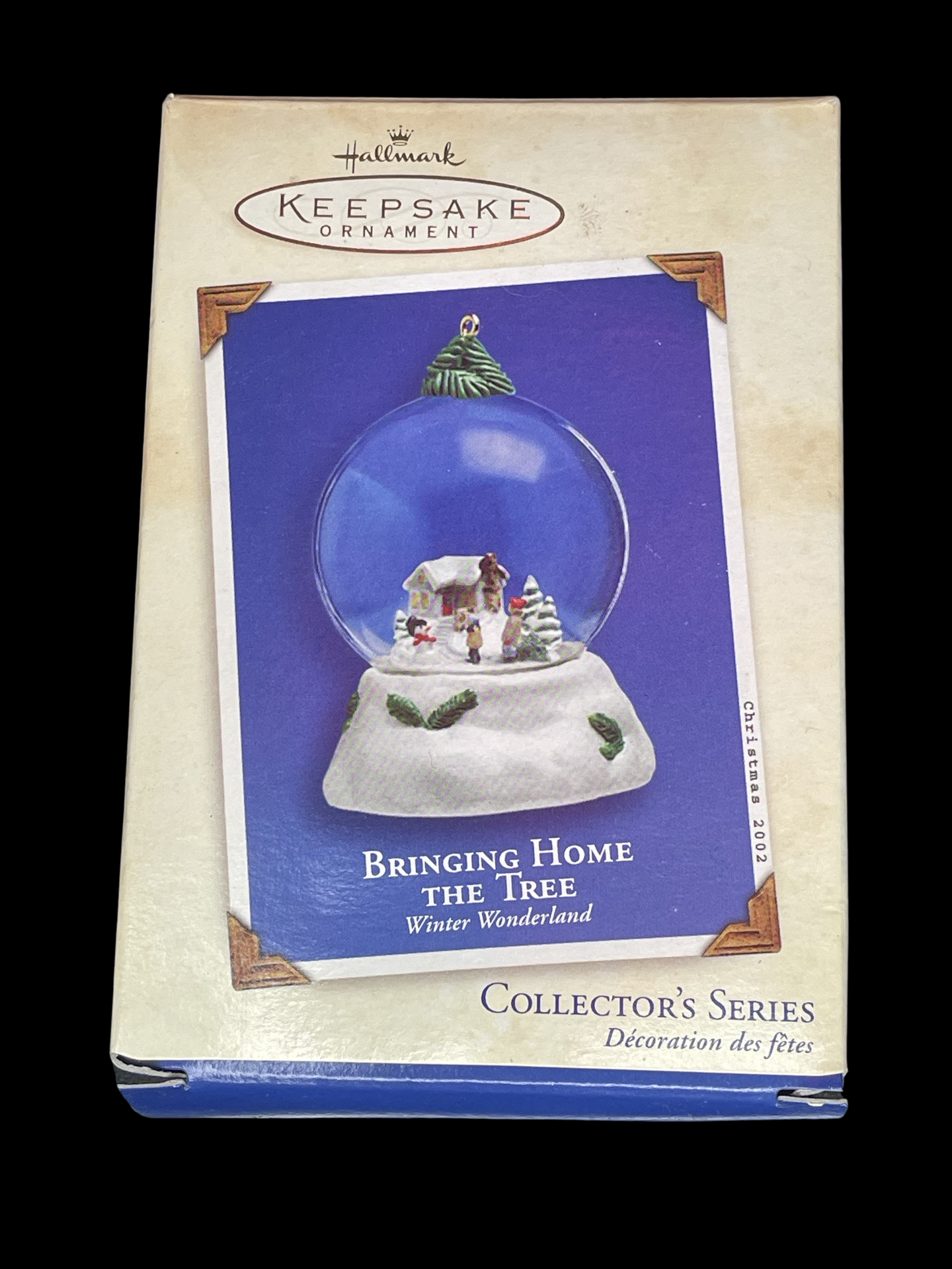 2002 Hallmark Keepsake Ornament Bringing Home the Tree, Winter Wonderland #1