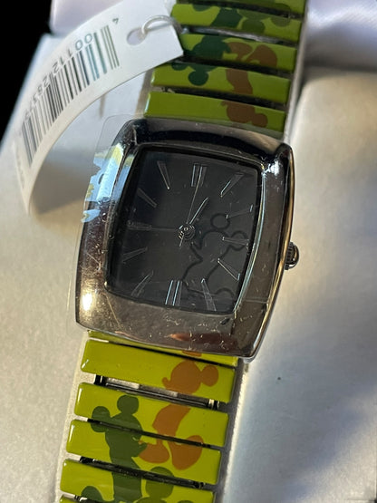 New Disney Mickey Mouse Green Expansion Band Watch