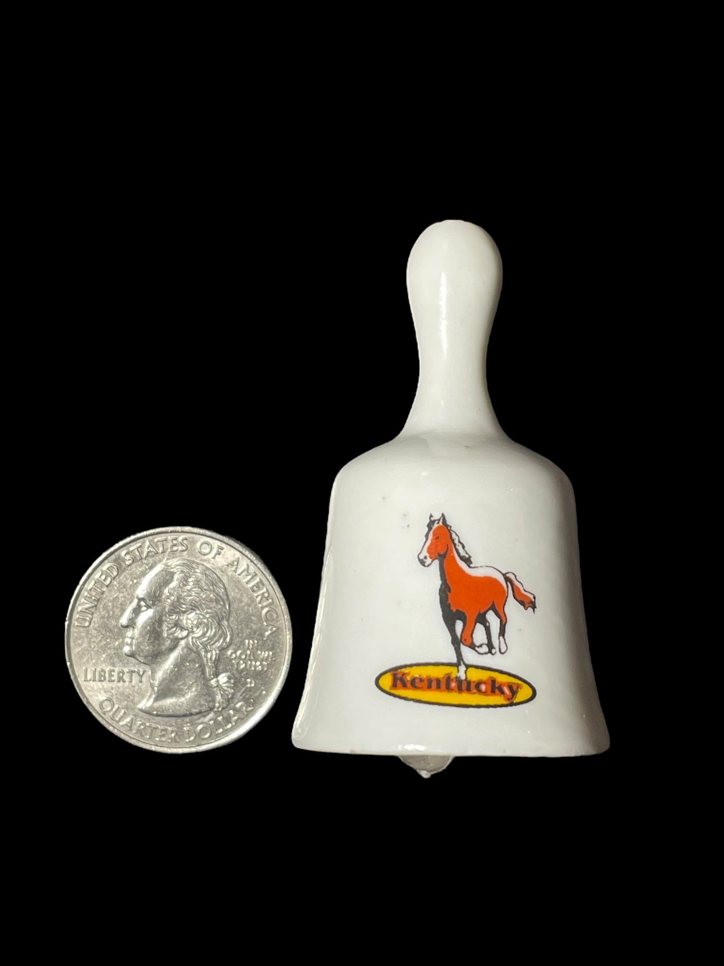 Mini Kentucky Horse Derby Bell Figurine