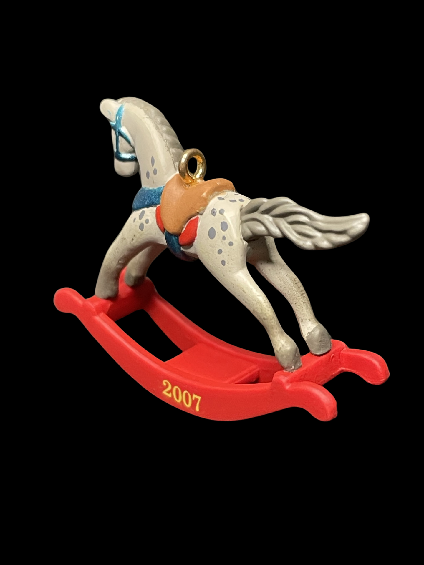 2007 Hallmark Keepsake Ornament Rocking Horses, Miniature