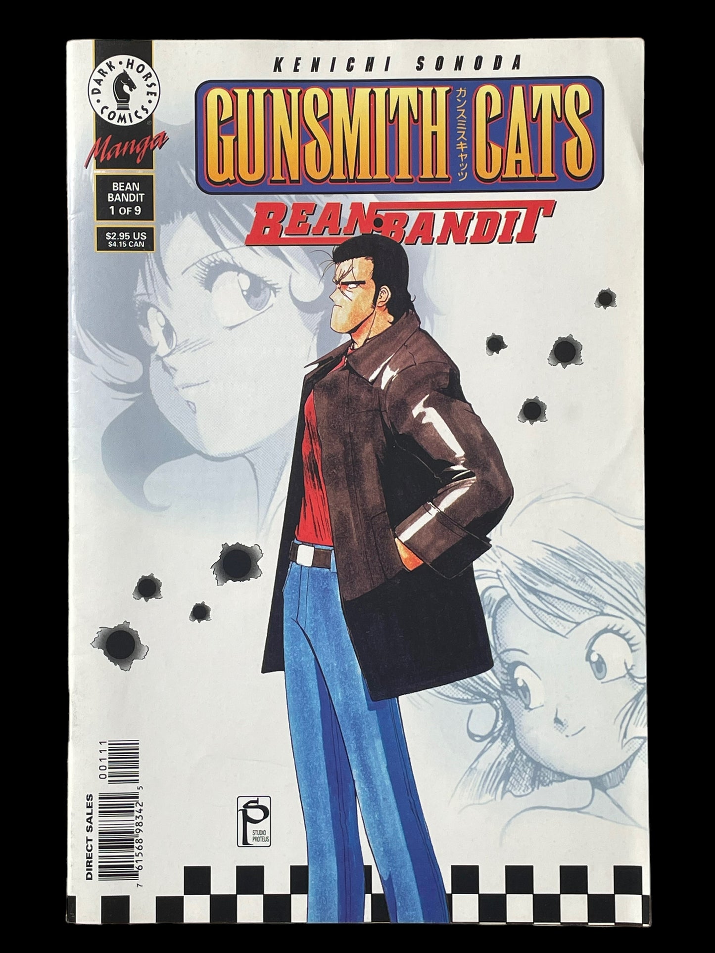 Gunsmith Cats: Bean Bandit Complete Set of 1 to 9 Dark Horse Comics Books