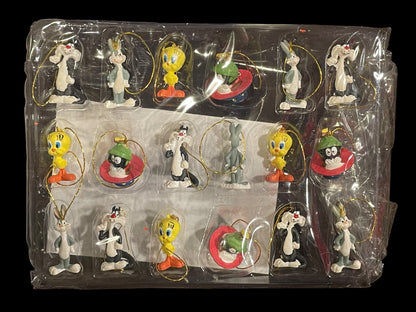 1997 Looney Tunes Mini Ornaments Set of 18