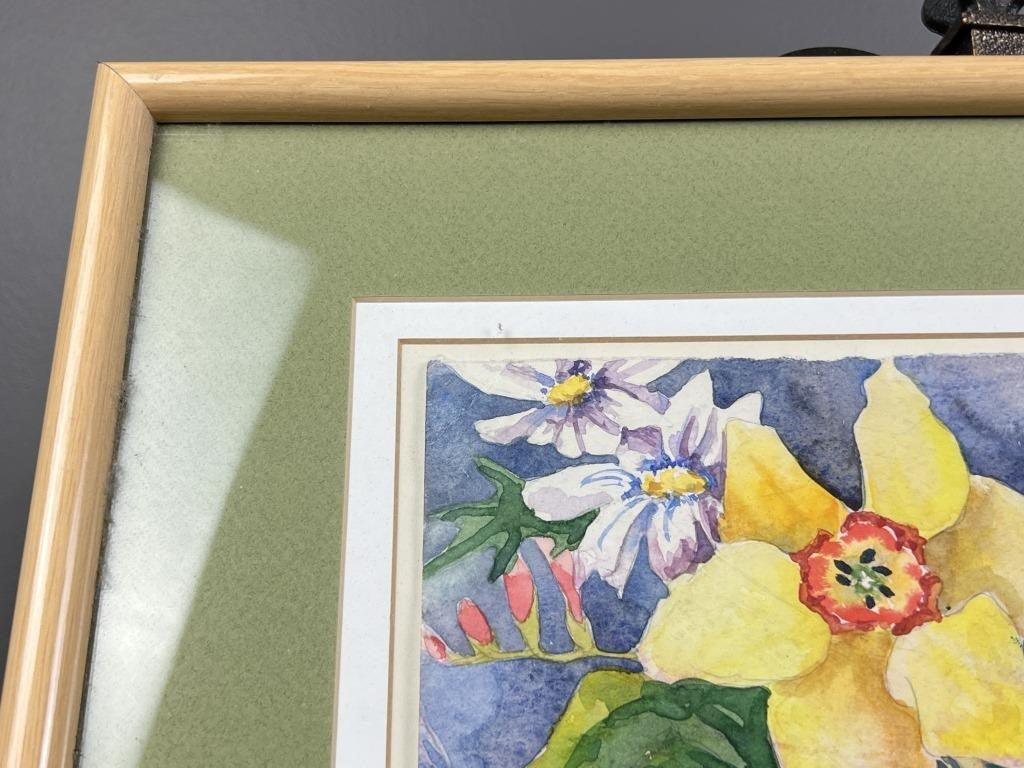 Donna M. Vogelheim Mixed Bouquet Watercolor Painting