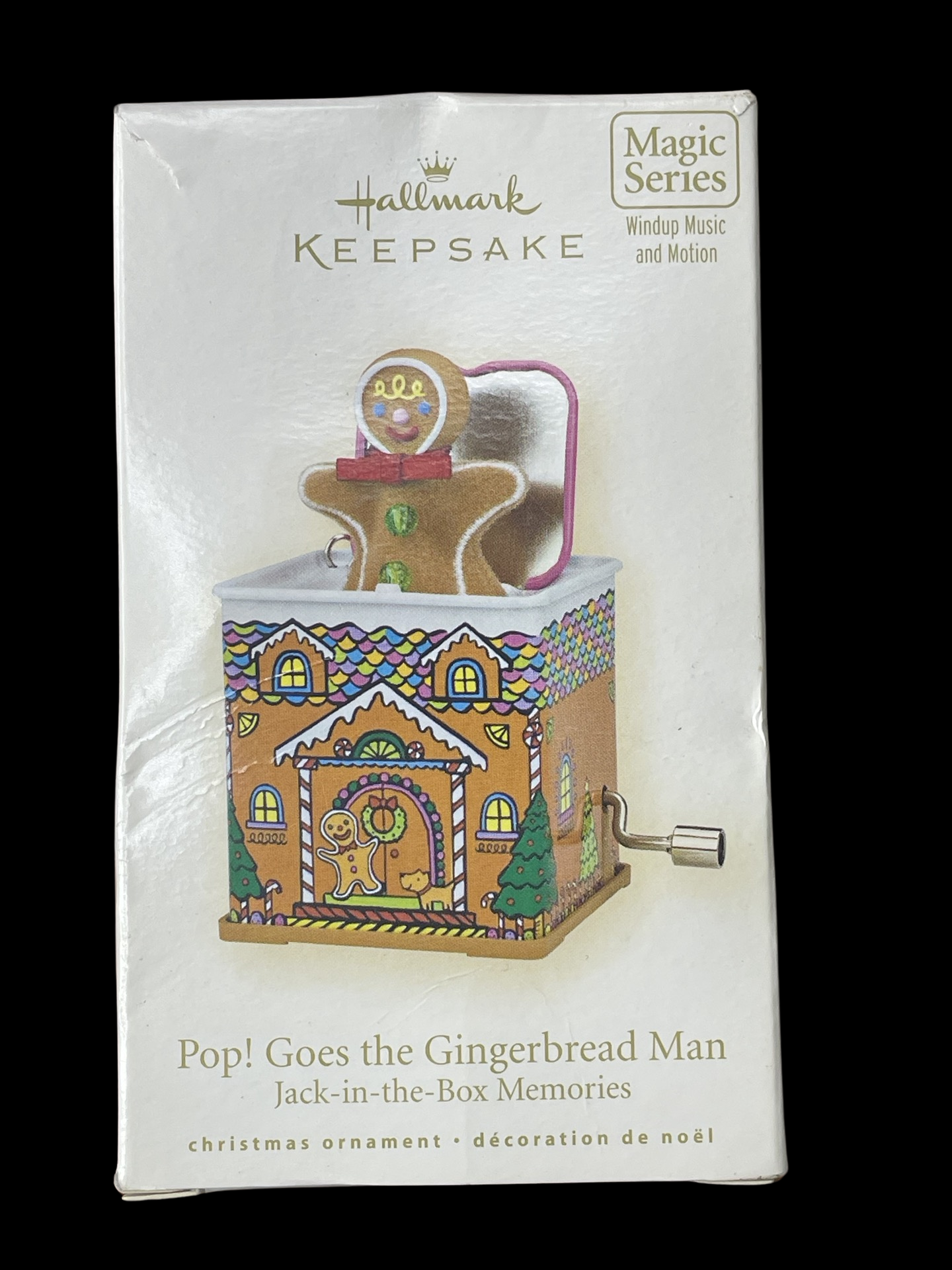 2008 Hallmark Keepsake Ornament Pop! Goes the Gingerbread Man, Jack-in-the-Box Memories #6