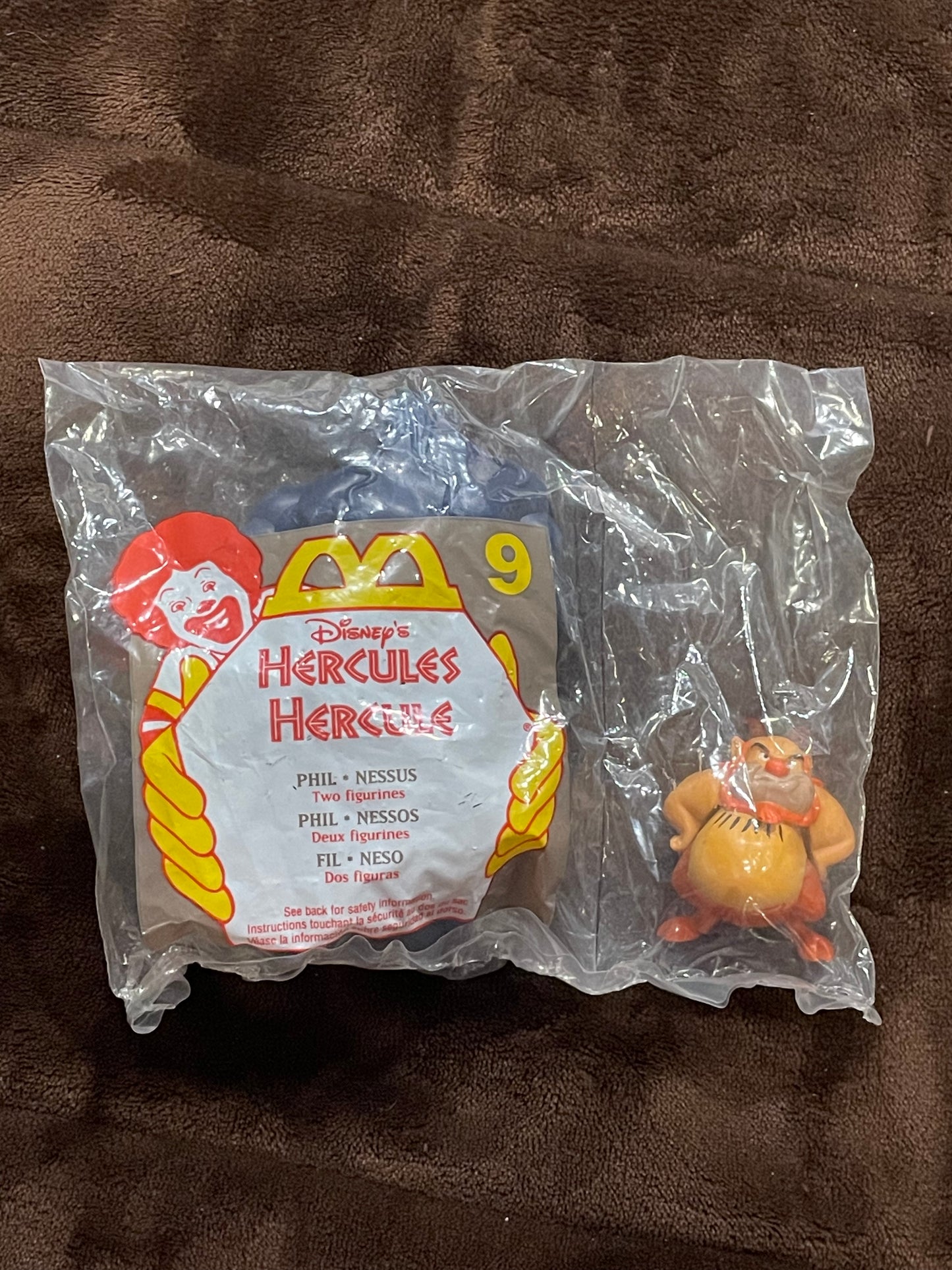 1996 Hercules Phil & Nessus McDonald's Happy Meal Toy