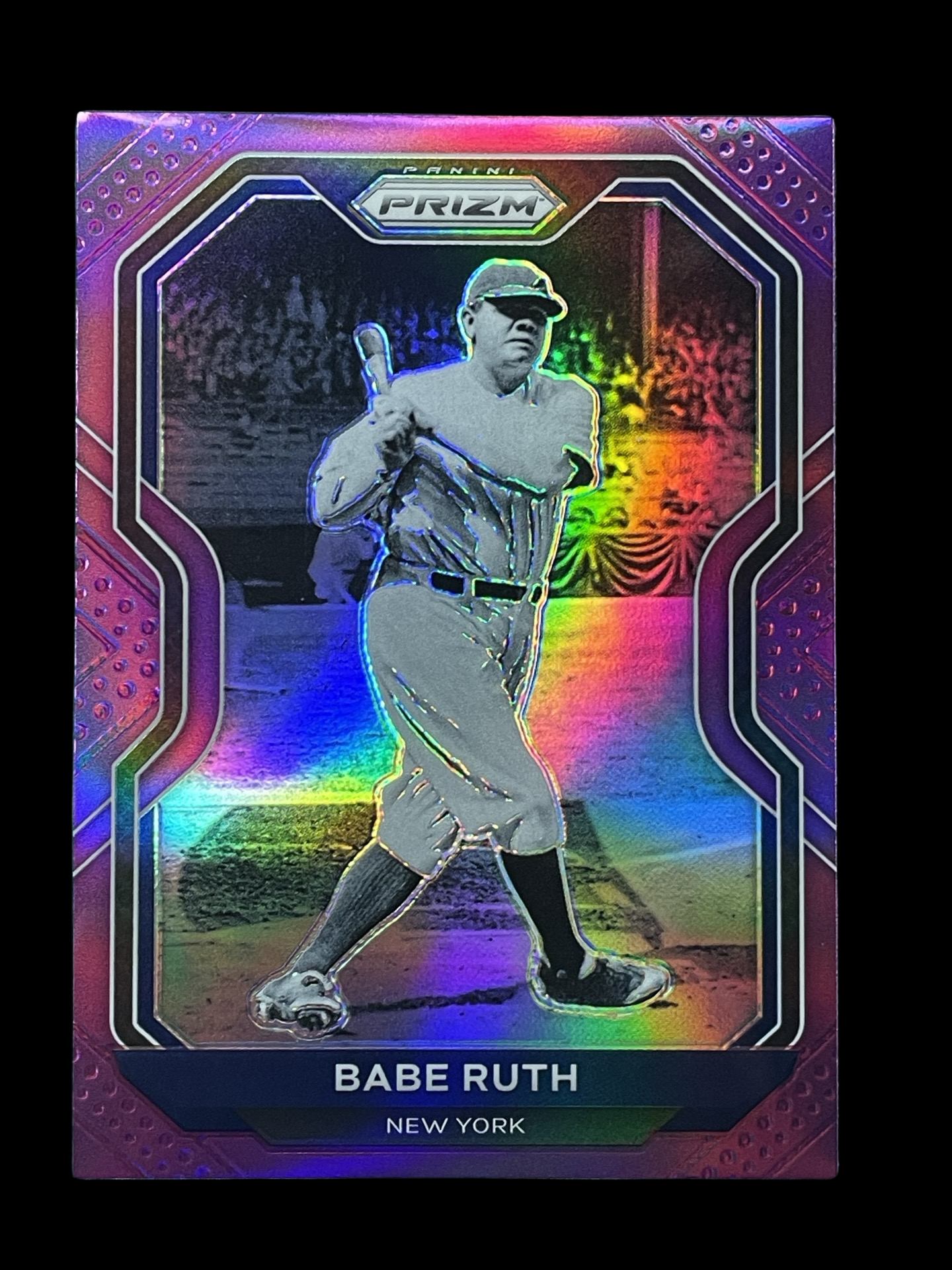 Babe Ruth Purple Prizm #182 2021 Panini Prizm Graded GEM MINT 10