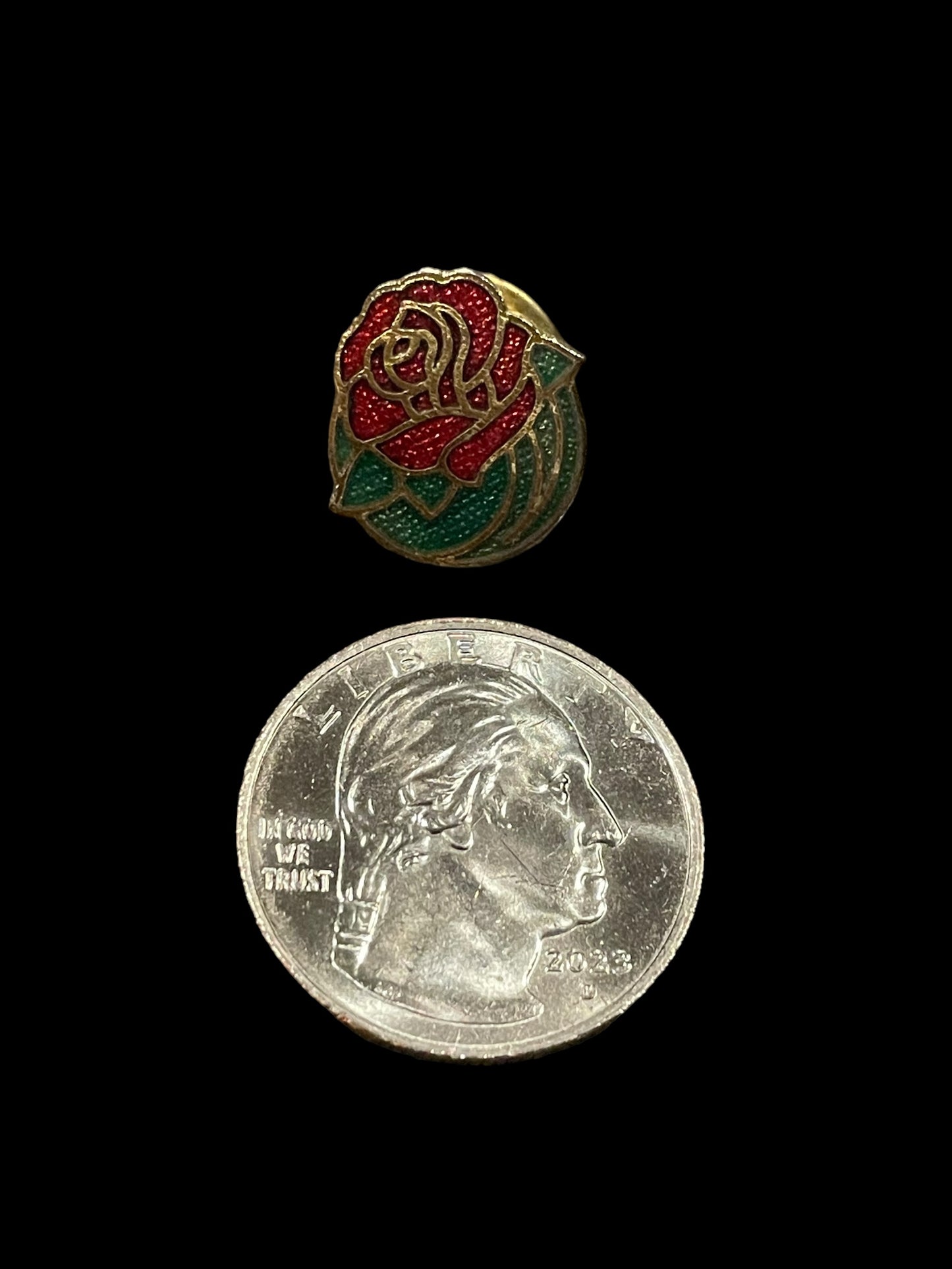 Vintage Official Tournament of Roses Enamel Brooch Pin