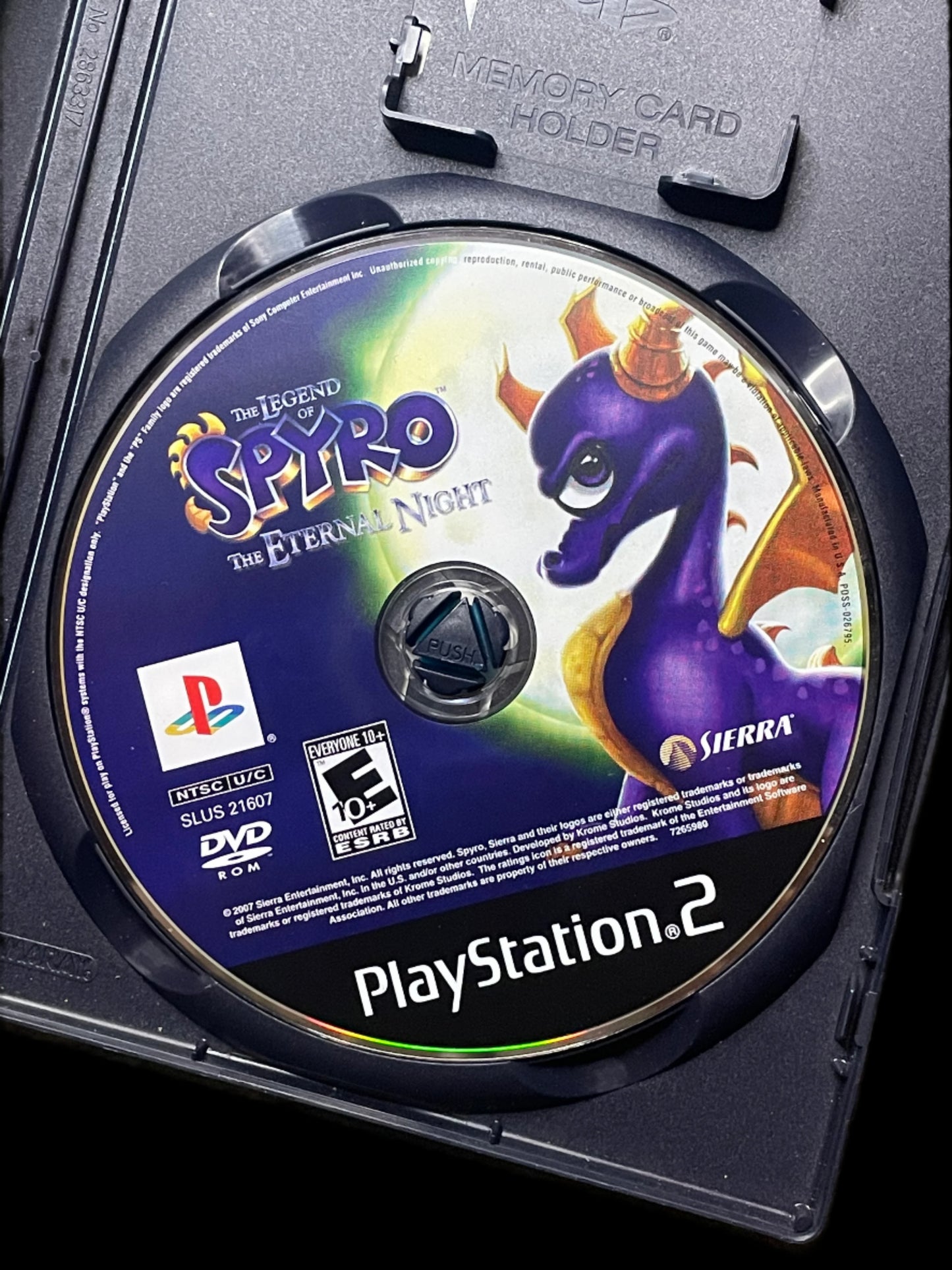 2007 The Legend of Spyro The Eternal Night Sony PS2 PlayStation 2 CIB with Manual