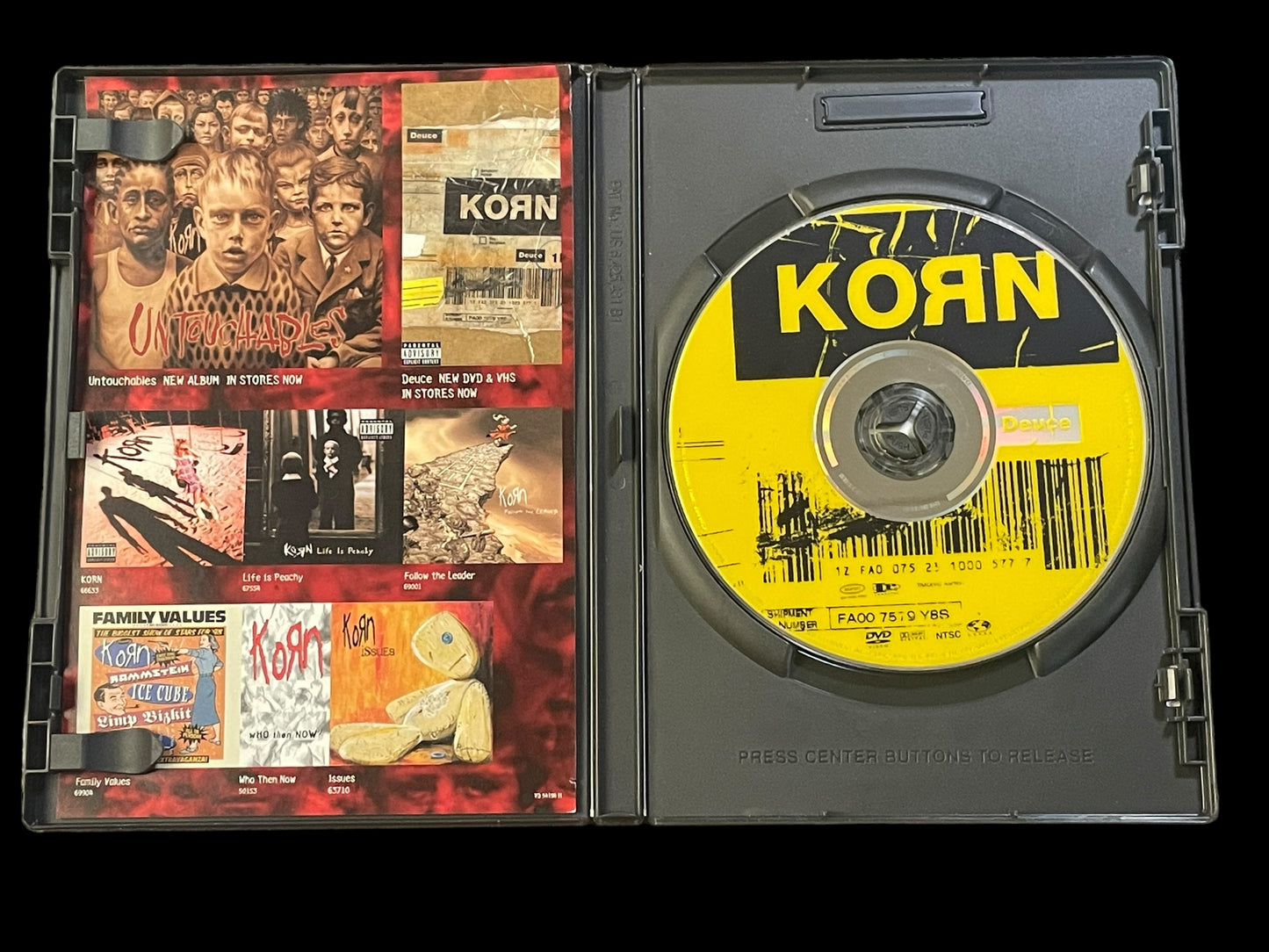 2002 Korn Deuce Music Video Dvd