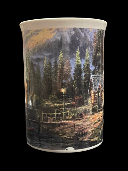 1999 Thomas Kinkade Lakeside Hideaway Mug