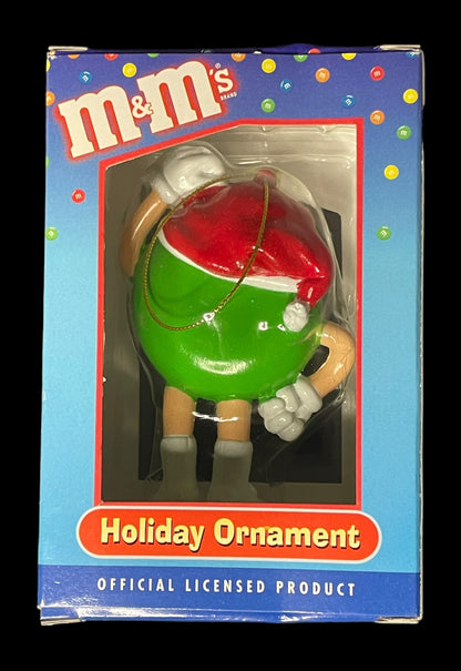 Kurt Adler Green M&M Christmas Holiday Ornament