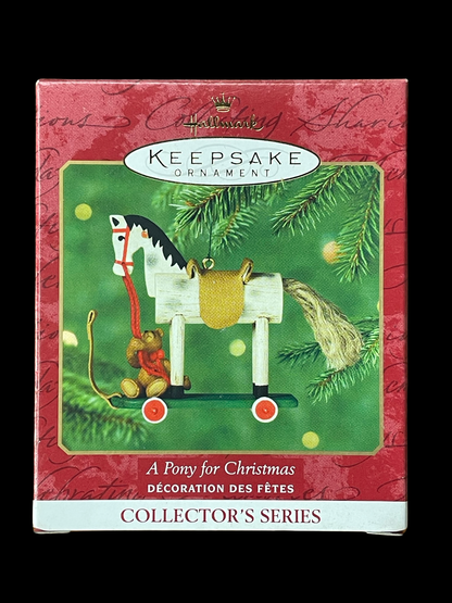 2000 Hallmark Keepsake Ornament A Pony For Christmas