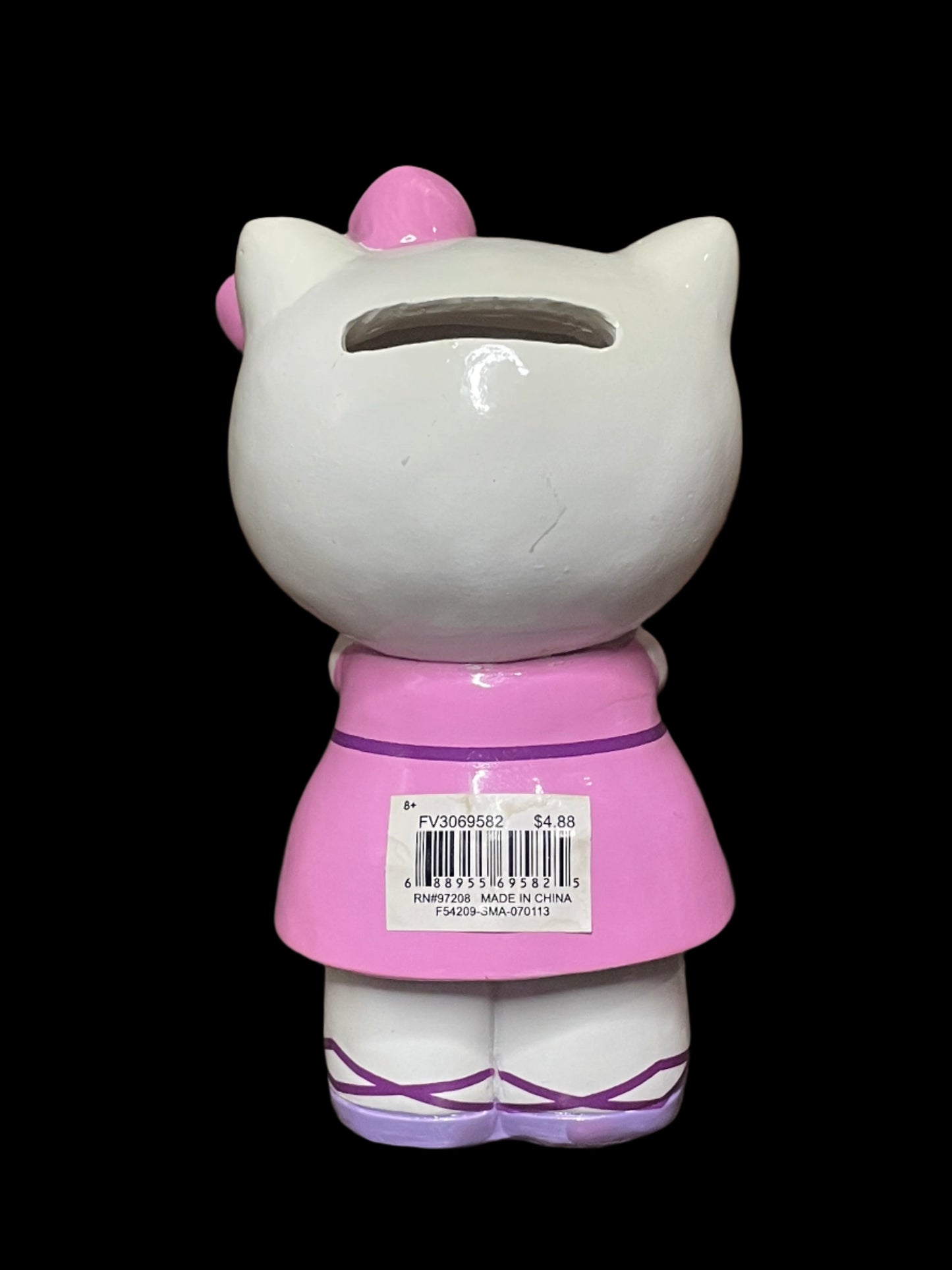 2013 Sanrio Hello Kitty Lollipop Cute Collectible Ceramic Piggy Bank