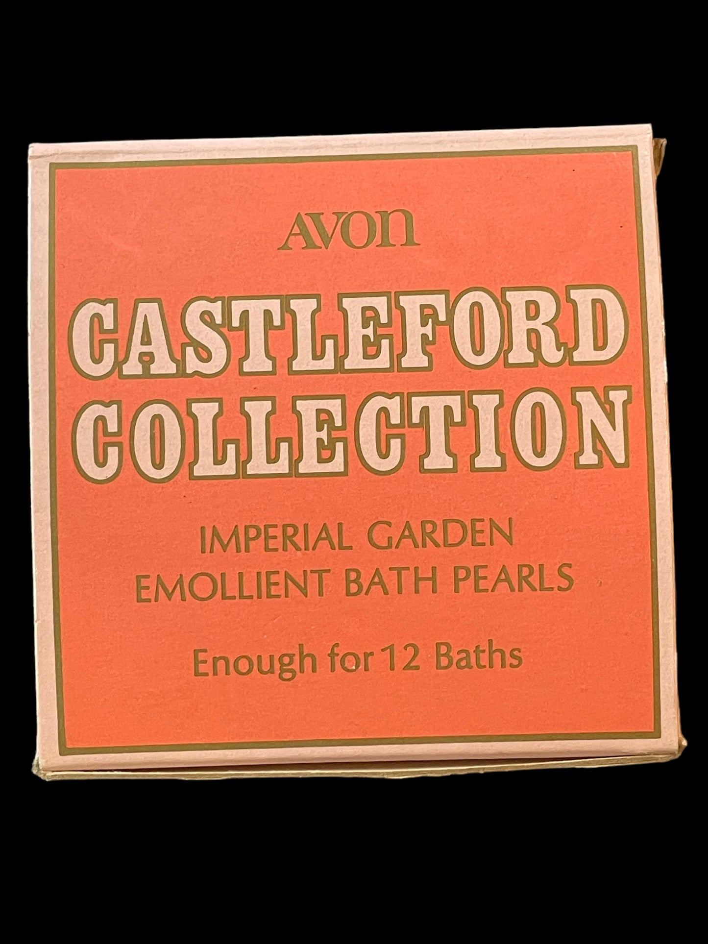 Avon Castleford Collection Imperial Garden Emollient Bath Pearls Empty