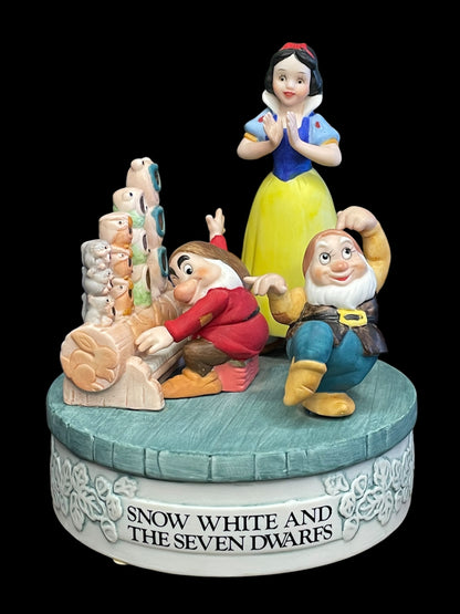 1985 Disney Snow White and the Seven Dwarfs Musical Memories Limited Edition Music Box