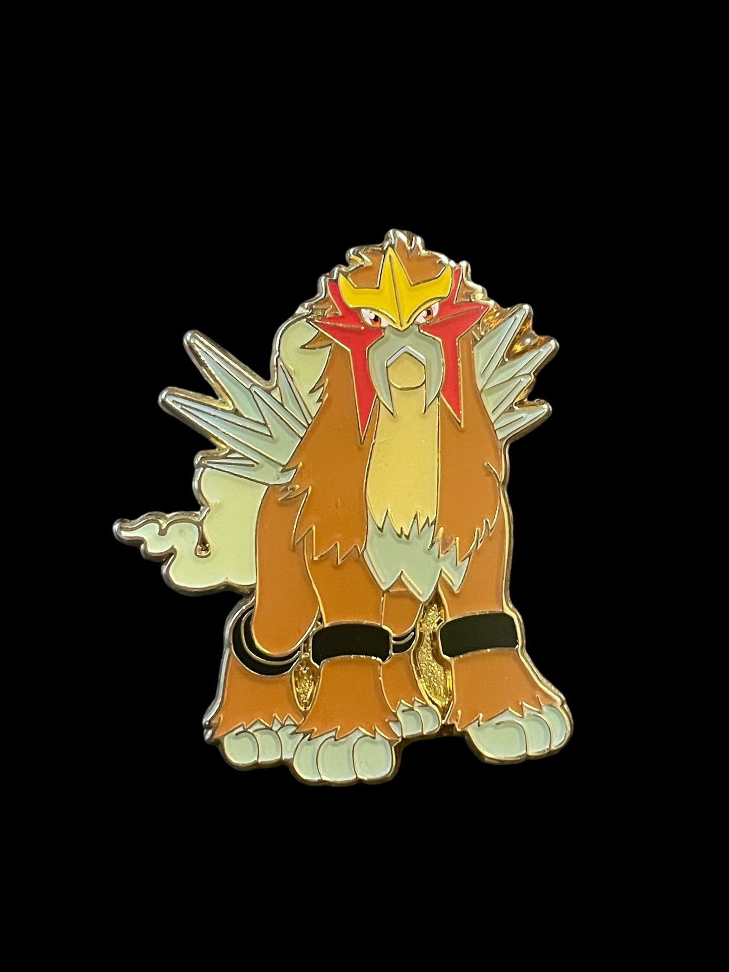 2017 Entei Pokemon Official Enamel Collectible Pin