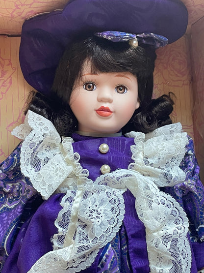 Dandee Soft Expressions Fine Bisque Porcelain Doll