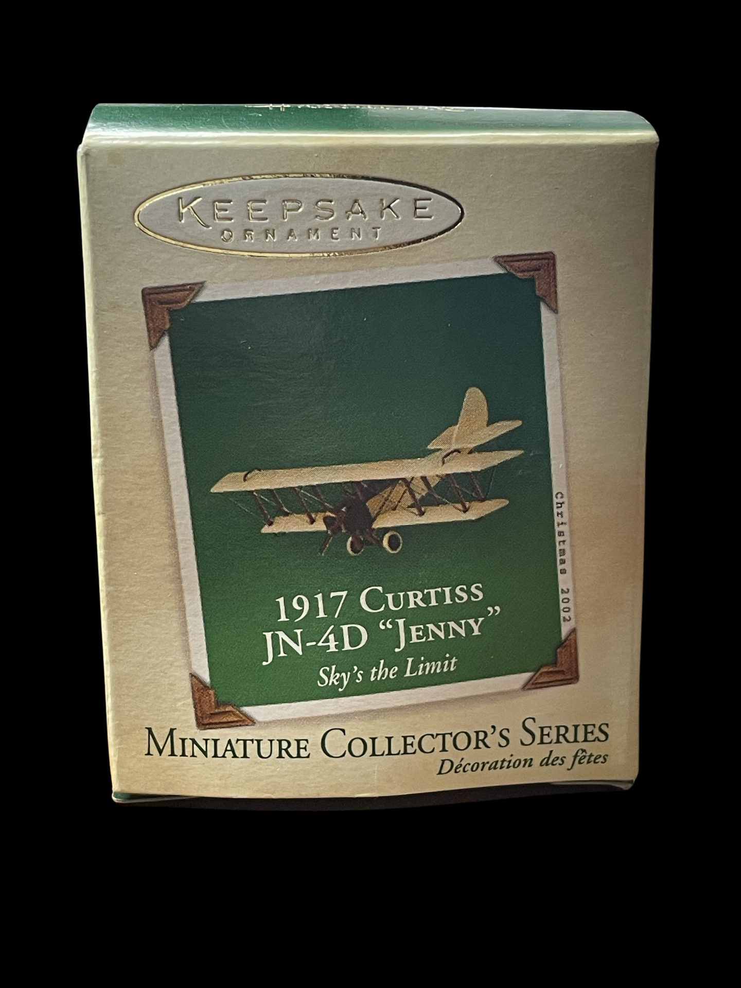 2002 Hallmark Keepsake Ornament 1917 Curtiss JN-4D Jenny, Sky's the Limit #2, Miniature