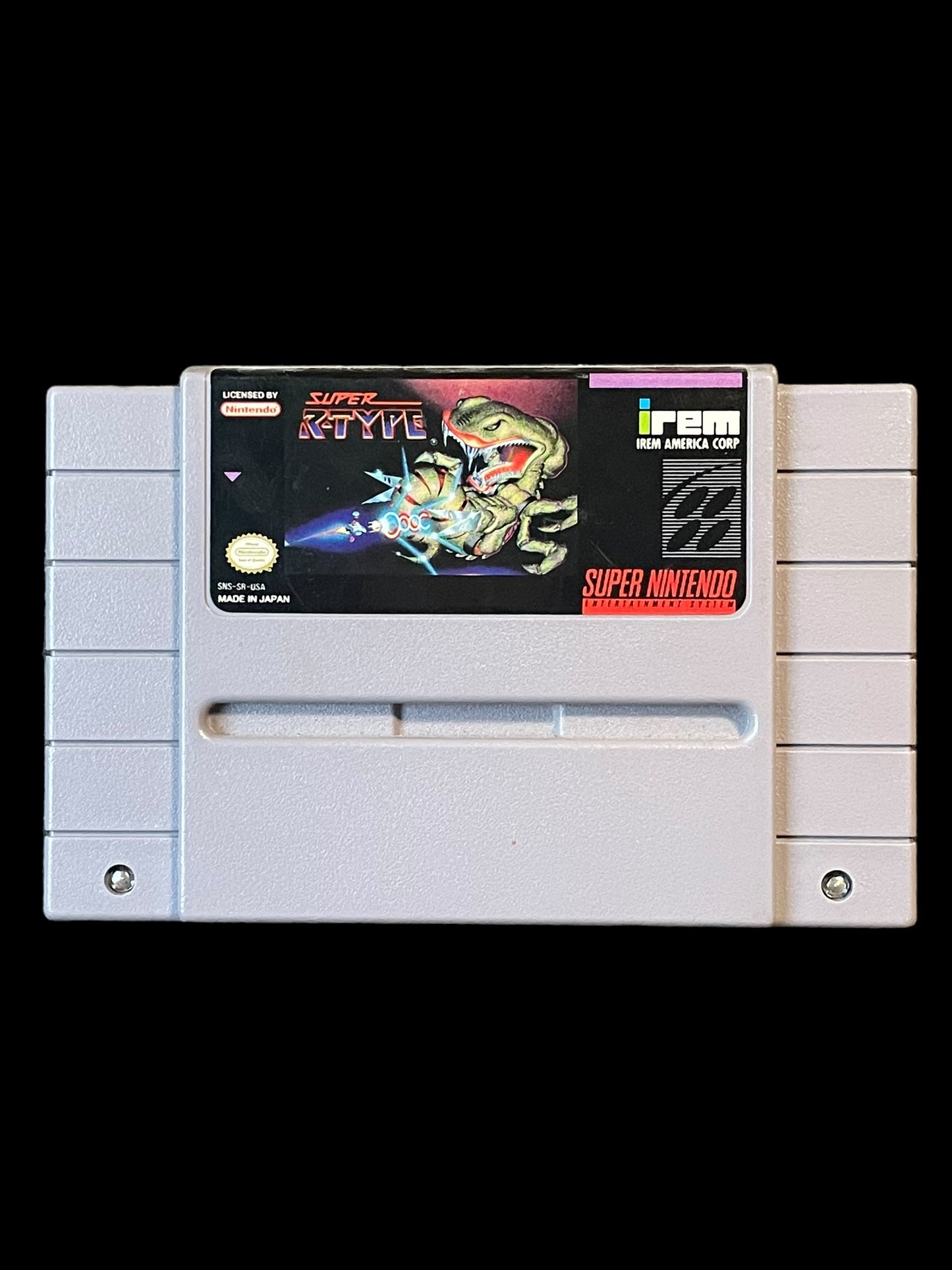 1991 Super R-Type SNES Super Nintendo Entertainment System Cartridge Tested