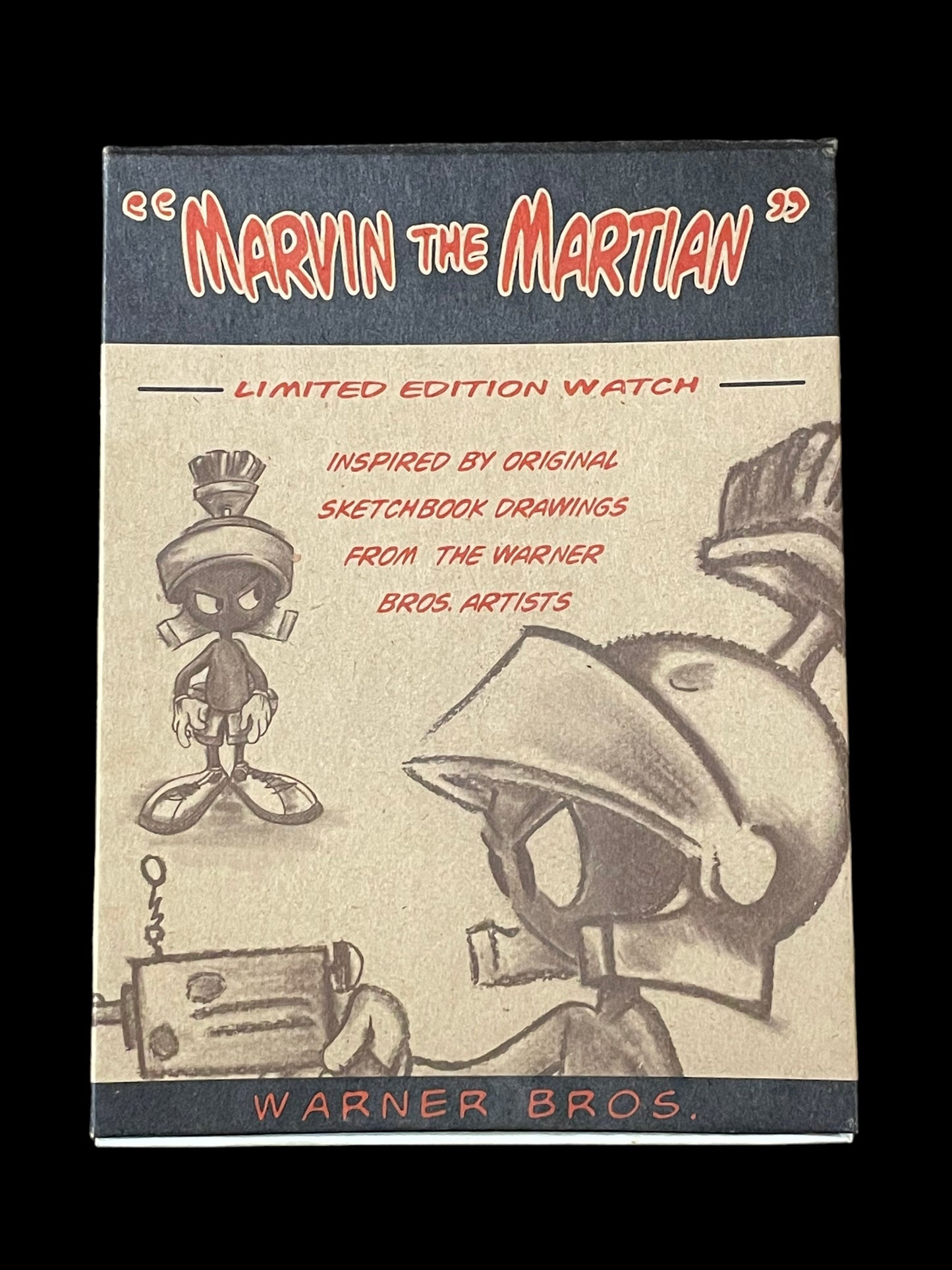 1995 Warner Bros Marvin the Martian Limited Edition Sketch Watch