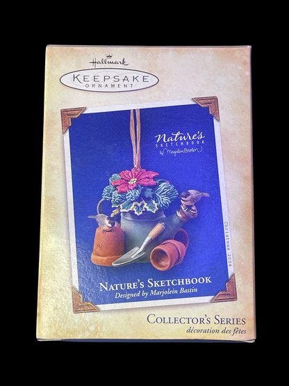 2004 Hallmark Keepsake Ornament Nature's Sketchbook #2, Marjolein Bastin